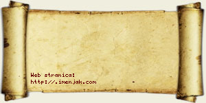 Anđelka Adamović vizit kartica